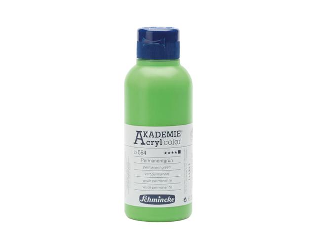 SCHMINCKE AKADEMIE ACRYL COLOR 250ML S1 554 PERMANENTGRÜN 1