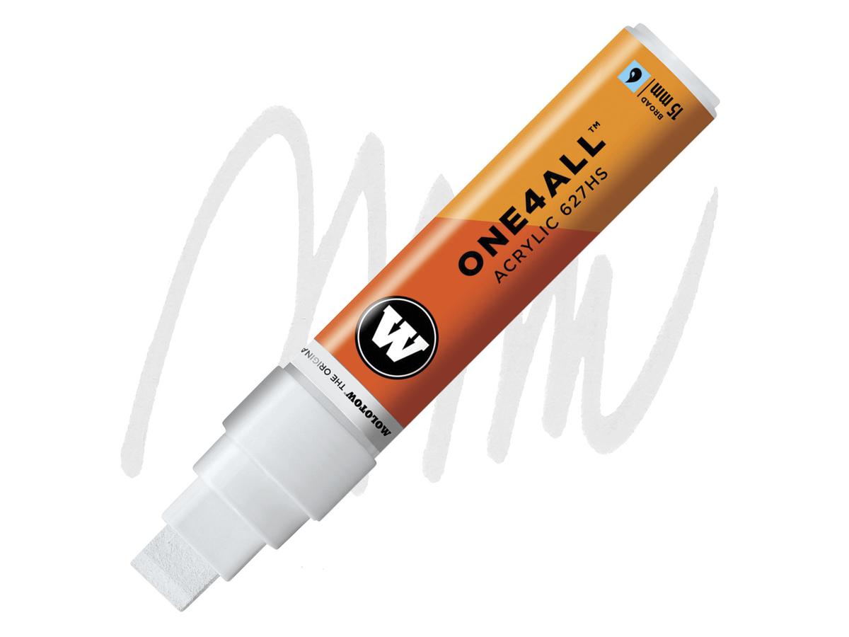 MOLOTOW ONE4ALL MARKER 627HS 160 15MM SIGNAL WHITE 1