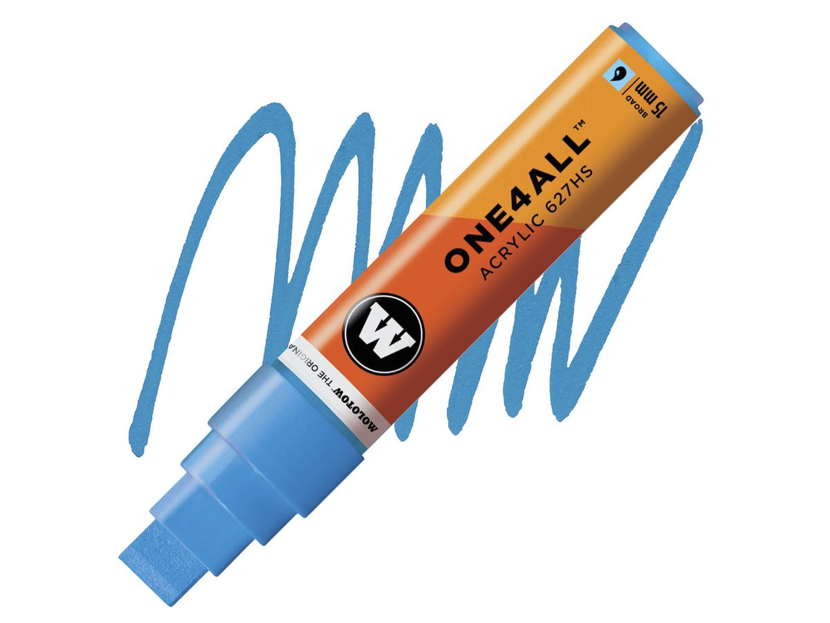 MOLOTOW ONE4ALL MARKER 627HS 161 15MM SHOCK BLUE MIDDLE 1