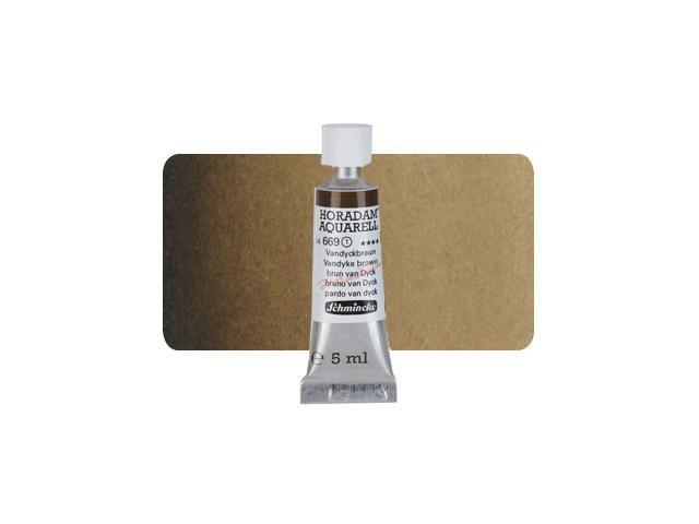 SCHMINCKE HORADAM AQUARELL TUBE 5ML S1 669 VANDYCKBRAUN 1