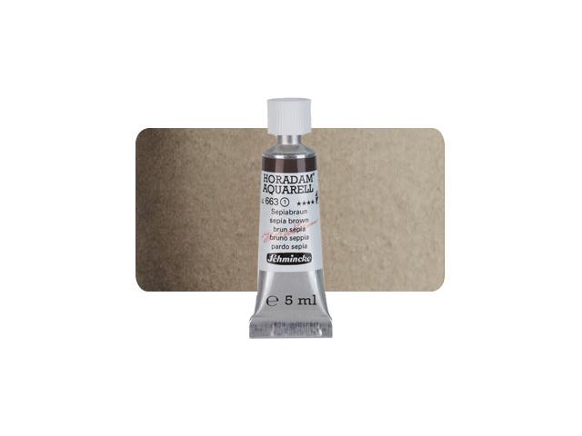 SCHMINCKE HORADAM AQUARELL TUBE 5ML S1 663 SEPIABRAUN 1