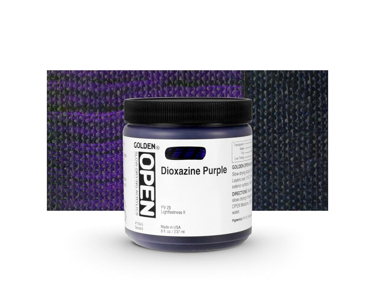 GOLDEN OPEN ACRYLIC 237ML 7150 S6 OPEN DIOXAZINE PURPLE 1