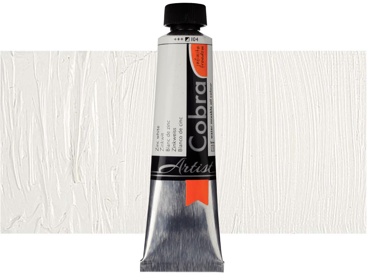 COBRA ARTIST WASSERVERMALBARE ÖLFARBE 40ML 104  ZINKWEISS 1
