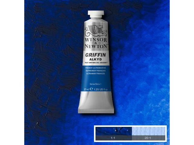 WINSOR & NEWTON GRIFFIN ALKYD 37ML S1 263 FRENCH ULTRAMARINE 1