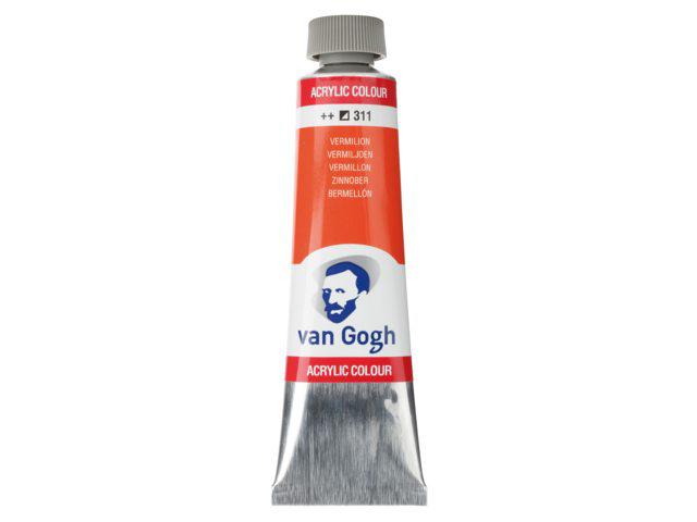 VAN GOGH ACRYL 40ML 311 ZINNOBERROT 1
