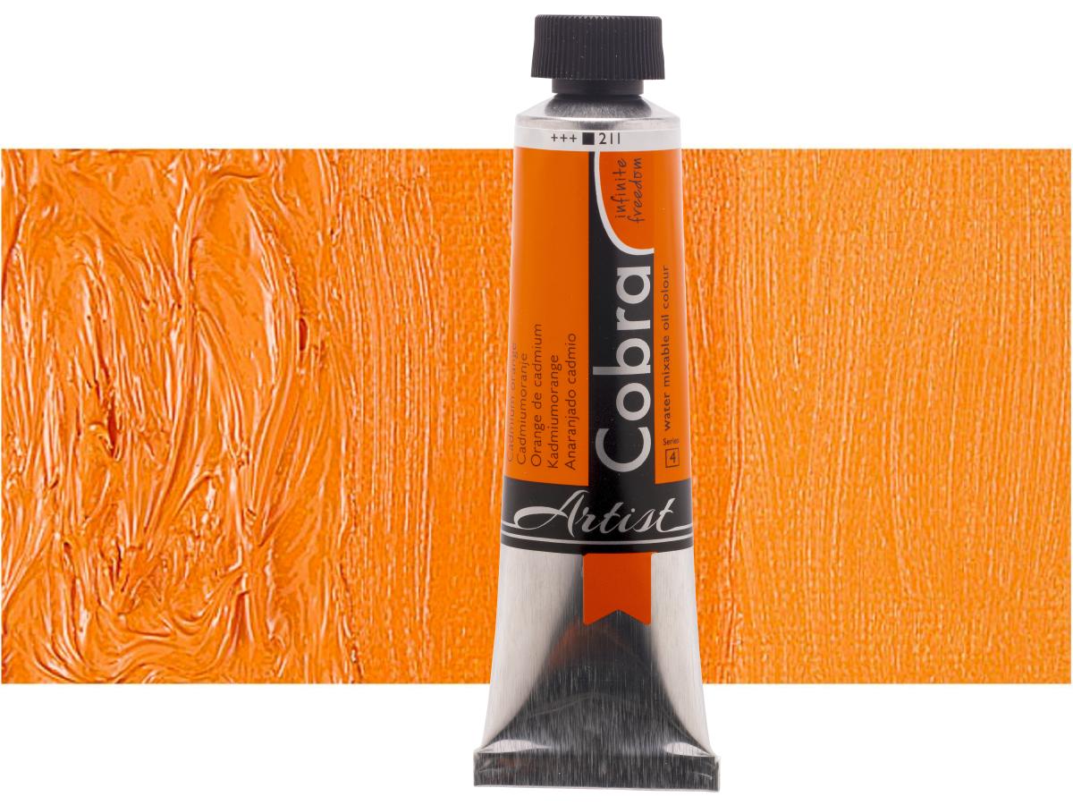 COBRA ARTIST WASSERVERMALBARE ÖLFARBE 40ML 211 KADMIUMORANGE 1