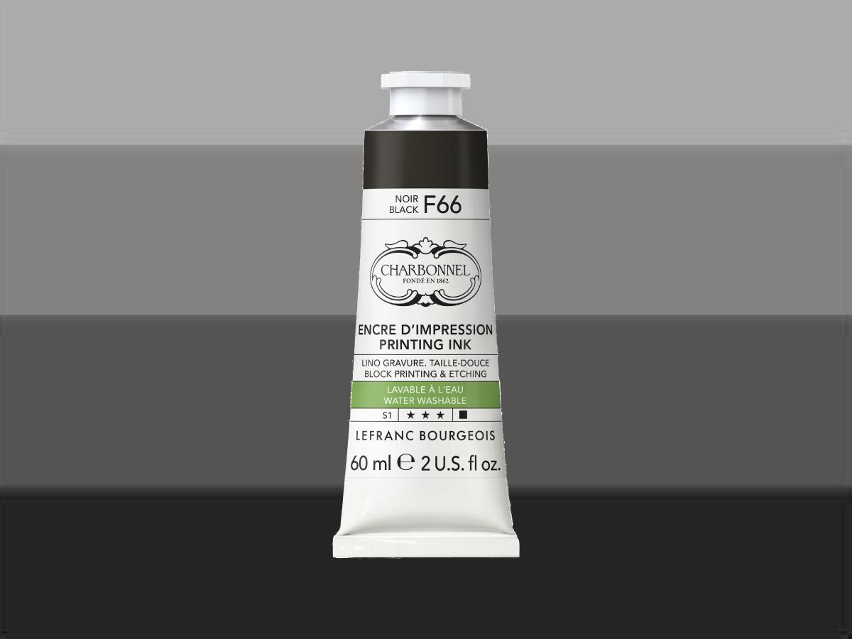 LEFRANC BOURGEOIS CHARBONNEL AQUA WASH ETSINKT 60ML S1 NOIR F66 507 1