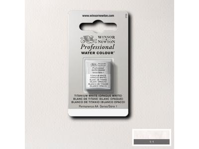 WINSOR & NEWTON AQUARELLFARBE 1/2 NÄPF 644 TITANWEISS OPAK 1