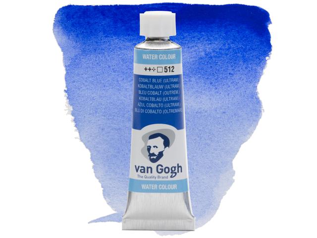 VAN GOGH 10ML AQUARELLFARBE 512 KOBALTBLAU ULT. 1