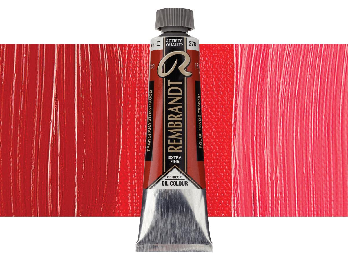 TALENS REMBRANDT ÖLFARBE 40ML TRANSPARENTOXIDROT 378 1