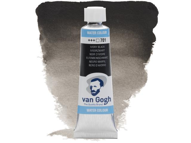 VAN GOGH 10ML AQUARELLFARBE 701 ELFENBEIN SCHWARZ 1