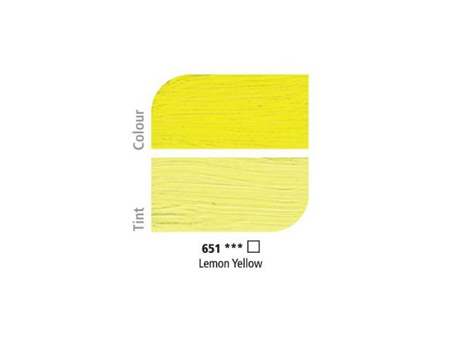DALER ROWNEY GRADUATE ÖLFARBE 200ML ZITRONENGELB 651 1