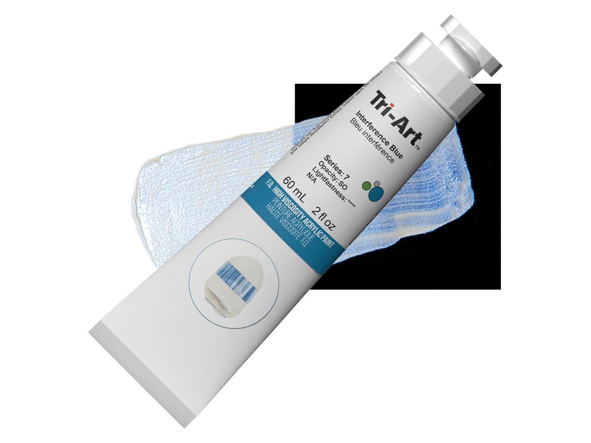 TRI-ART ACRYLFARBE 60ML S7  INTERFERENZ BLAU 1