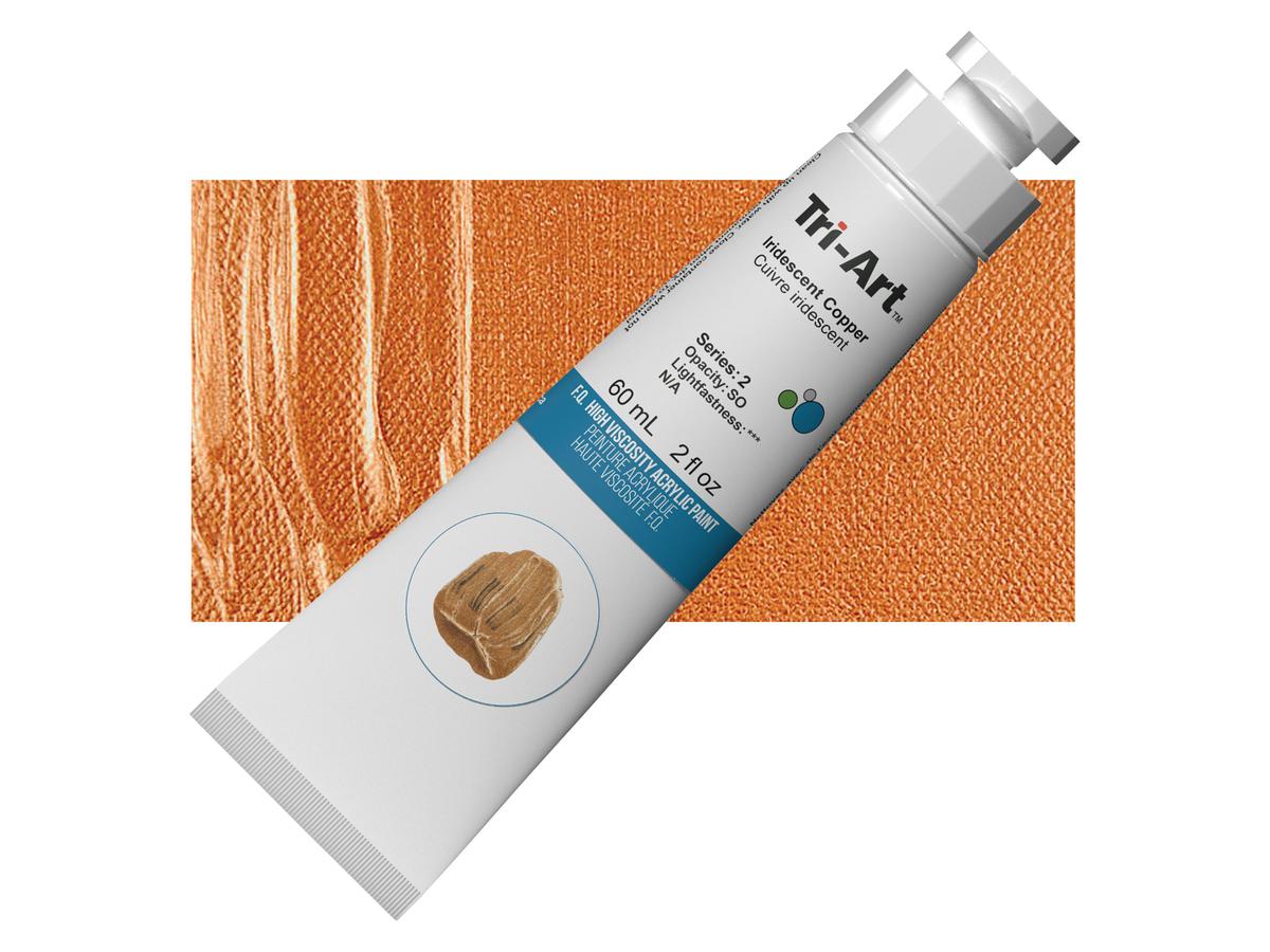TRI-ART ACRYLFARBE 60ML S7 IRISIERENDES KUPFER 1