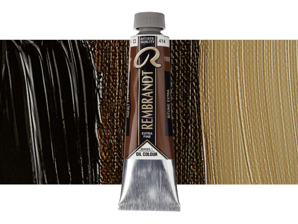 TALENS REMBRANDT ÖLFARBE 40ML ASPHALT 414 1