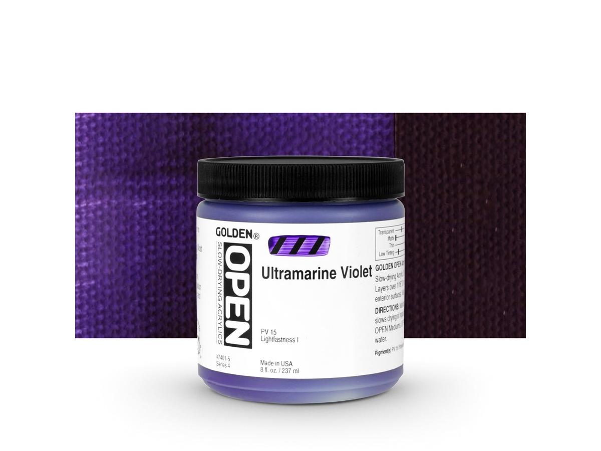 GOLDEN OPEN ACRYLIC 237ML 7401 S4 OPEN ULTRAMARINE VIOLET 1