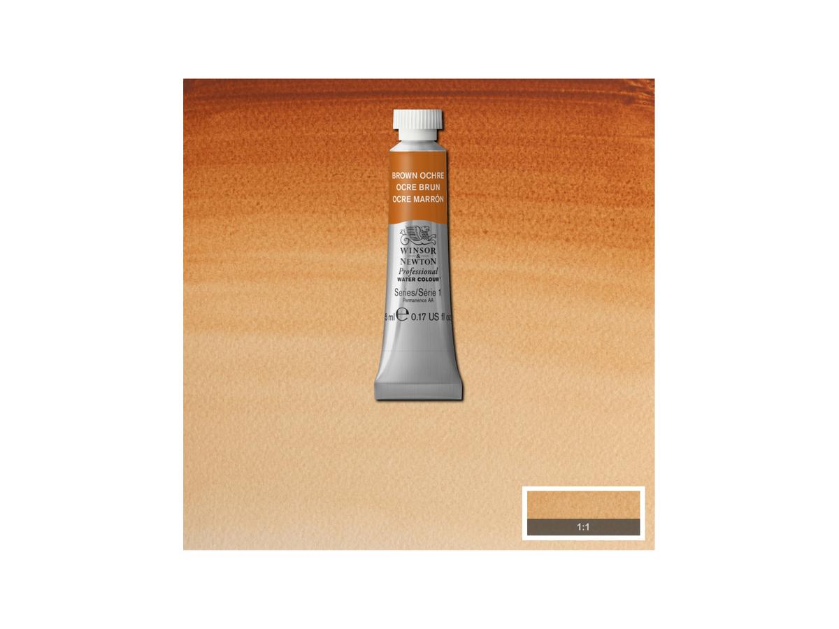 WINSOR & NEWTON AQUARELLFARBE 5ML 059 BRAUNER OCKER 1