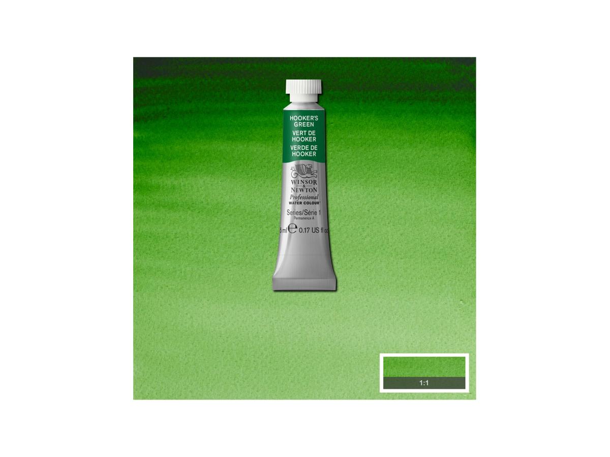 WINSOR & NEWTON AQUARELLFARBE 5ML 311 HOOKERSGRÜN 1