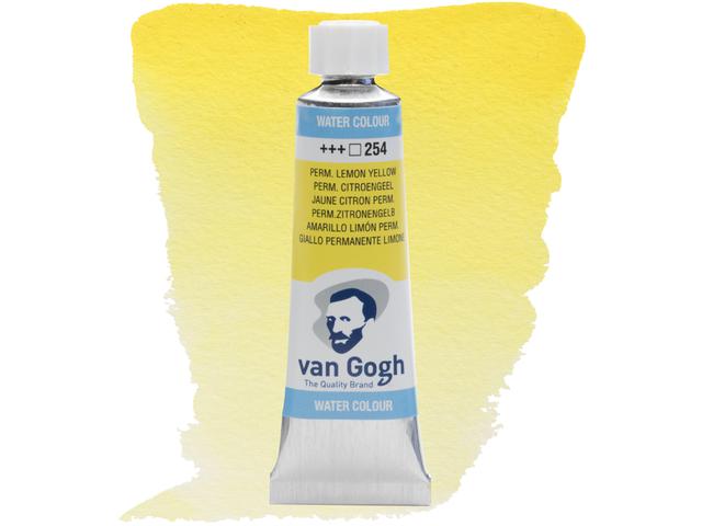 VAN GOGH 10ML AQUARELLFARBE 254 PERM.ZITRONGELB 1