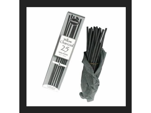 WILLOW HOLZKOHLE 2-3 MM  25ST. 1