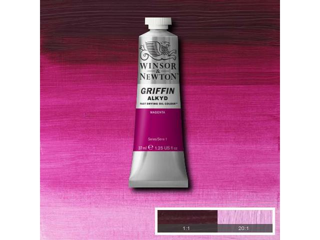 WINSOR & NEWTON GRIFFIN ALKYD 37ML S1 380 MAGENTA 1