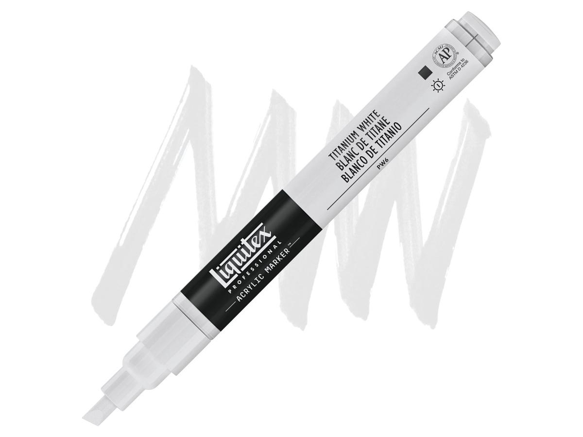 LIQUITEX ACRYL MARKER 0432 2MM TITAN WHITE 1