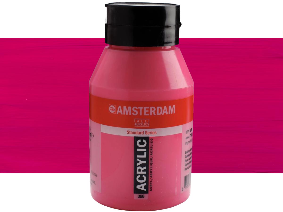 TALENS AMSTERDAM STANDARD ACRYL 1LTR 366 CHINACRIDONROSA 1