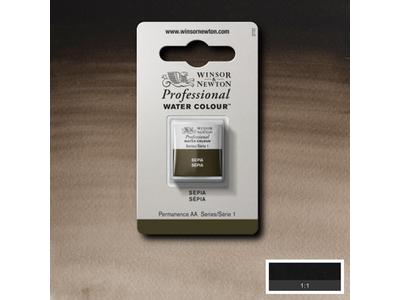 WINSOR & NEWTON AQUARELLFARBE 1/2 NÄPF S1 609 SEPIA 1