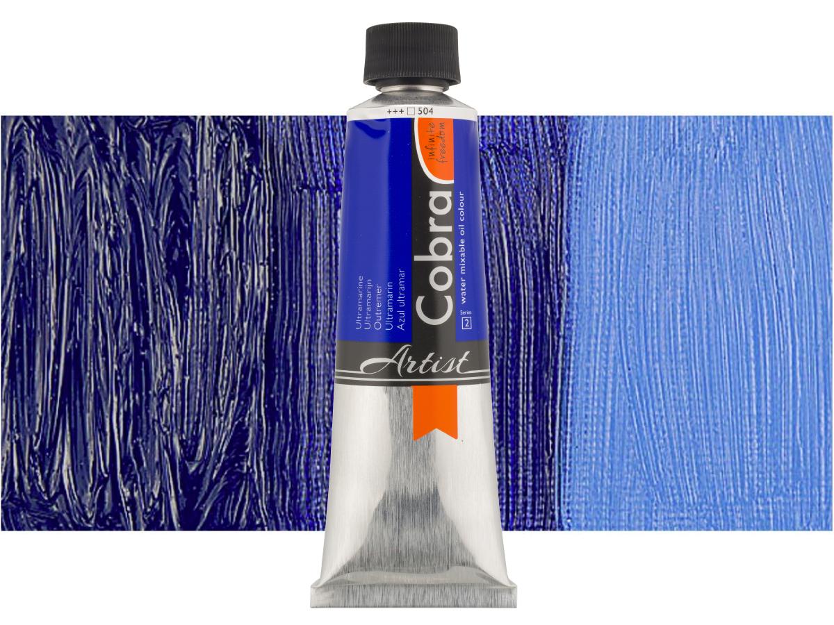 COBRA ARTIST WASSERVERMALBARE ÖLFARBE 150ML 504 ULTRAMARIN 1