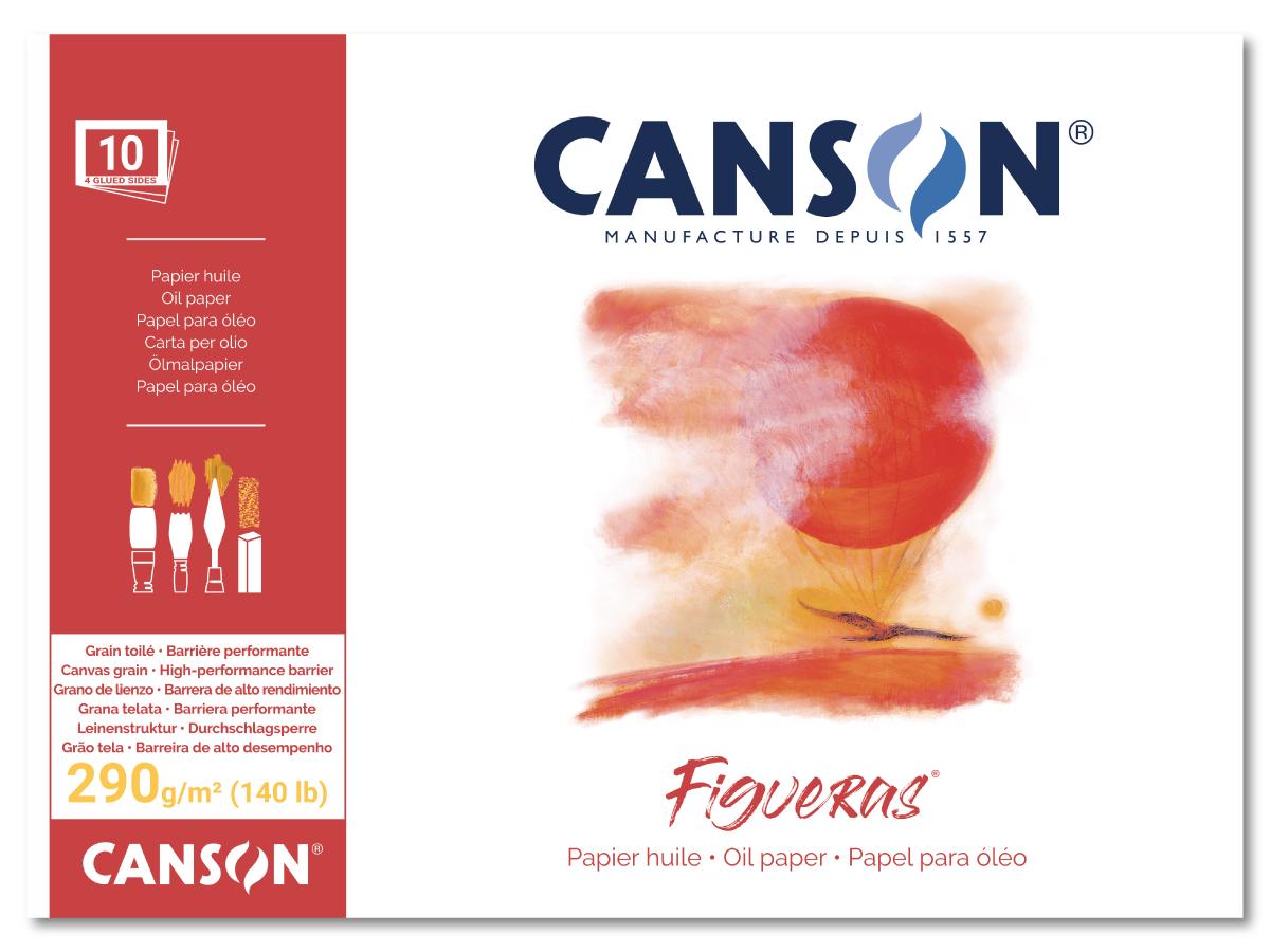 CANSON FIGUERAS ÖLMALPAPIER BLOCK 33X41CM 290GRAM 1