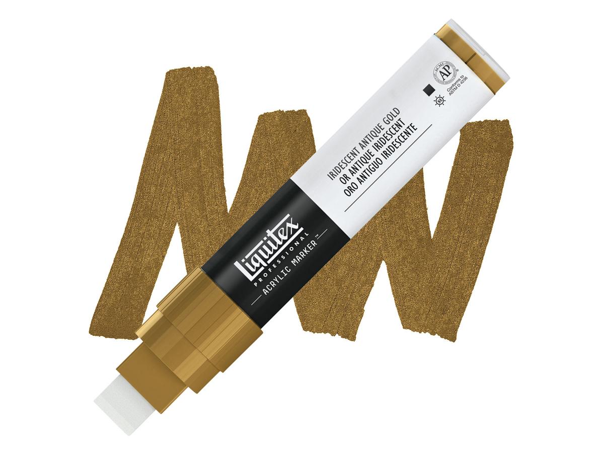 LIQUITEX ACRYL MARKER 0237 15MM IRIDESCENT ANTIQUE GOLD 1