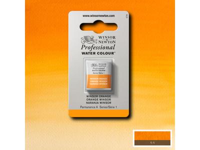 WINSOR & NEWTON AQUARELLFARBE 1/2 NÄPF S1 724 WINSORORANGE 1