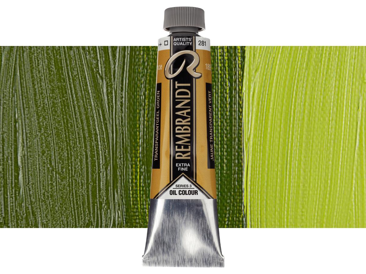 TALENS REMBRANDT ÖLFARBE 40ML TRANSPARENT-GELBGRÜN 281 1