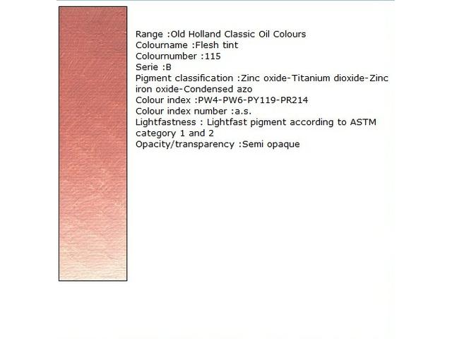 OLD HOLLAND ÖLFARBE B115 40ML MEDIUM PINK 1