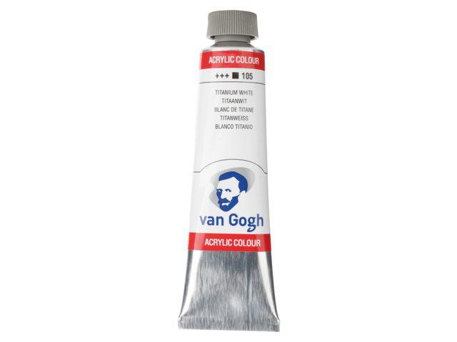 VAN GOGH ACRYL 40ML 105 TITANWEISS 1