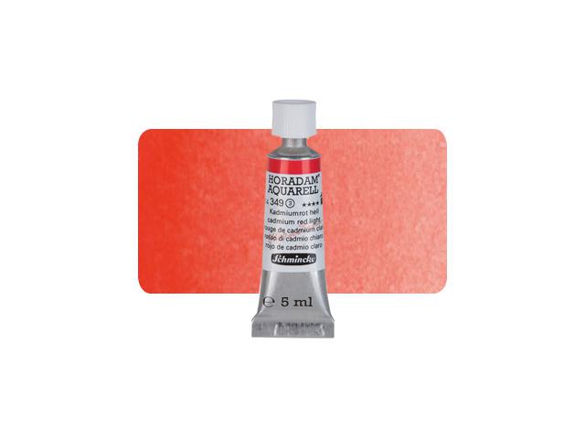 SCHMINCKE HORADAM AQUARELL TUBE 5ML S3 349 KADMIUMROT HELL 1