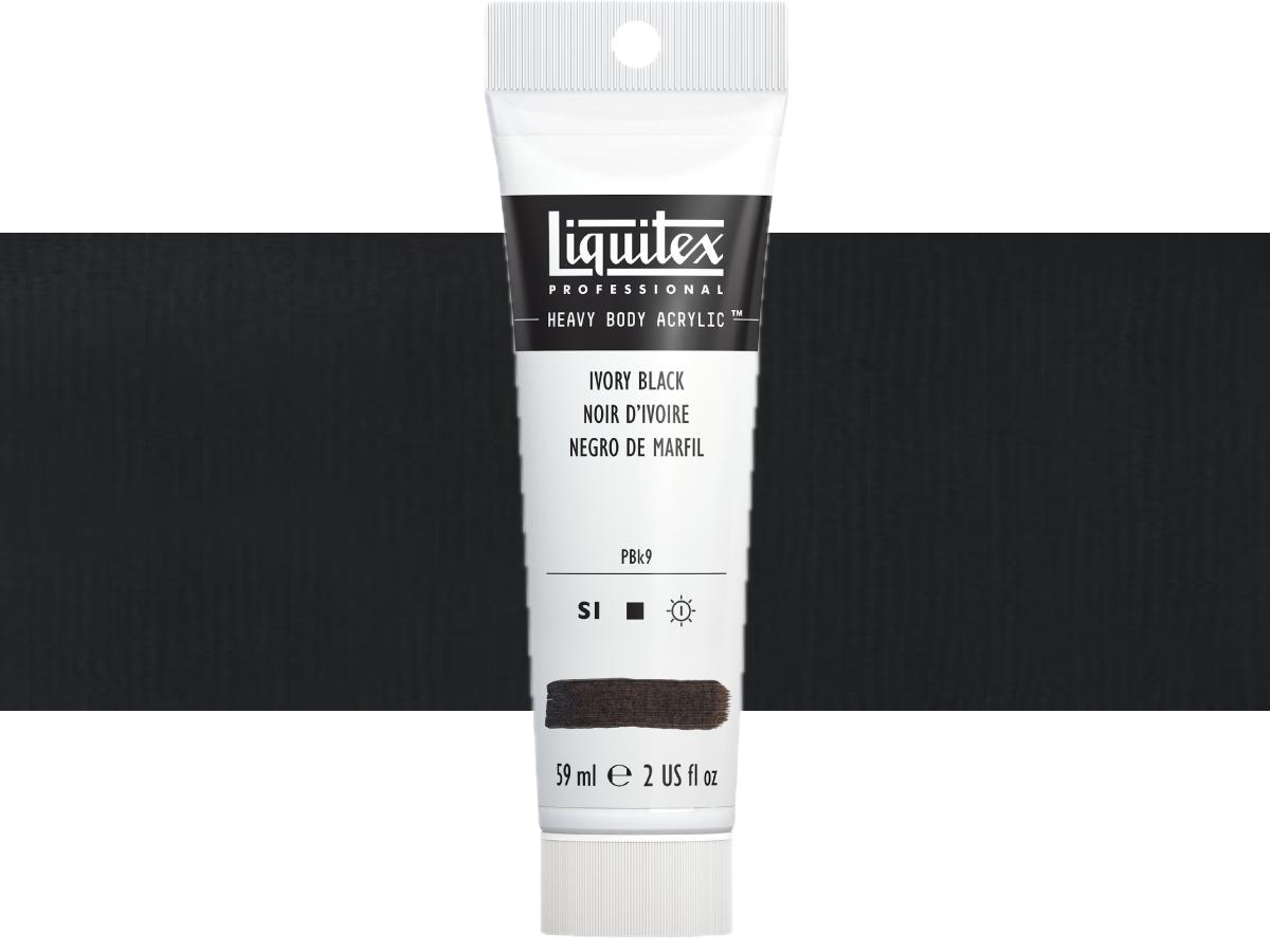 LIQUITEX HEAVY BODY S1 59ML 244  ELFENBEIN SCHWARZ 1