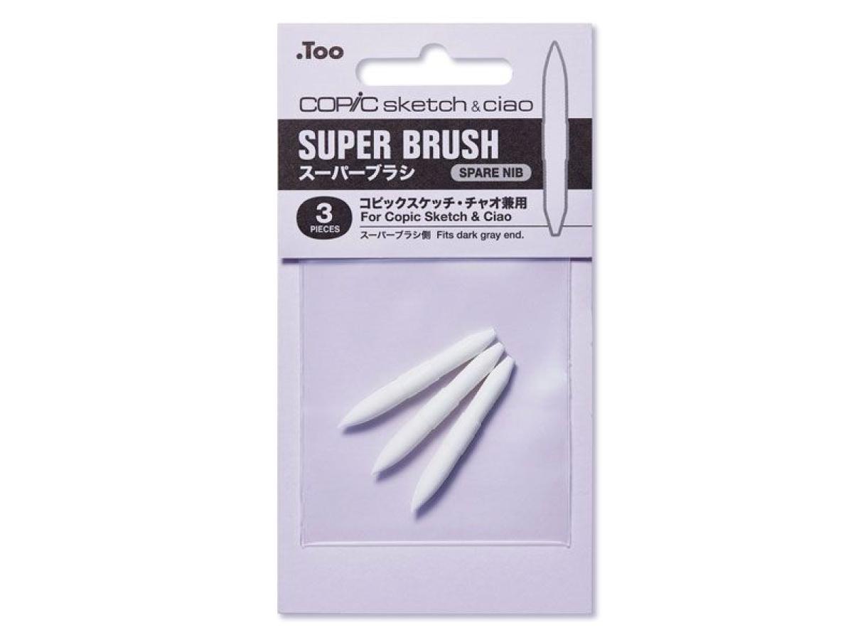 COPIC SKETCH MARKER NIB SUPER BRUSH 3 STÜCK 1