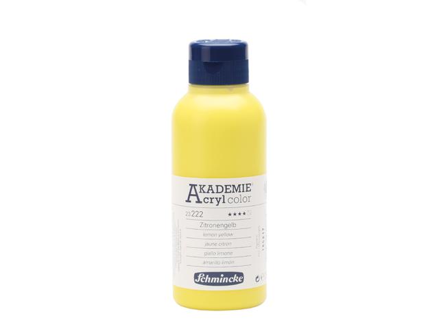 SCHMINCKE AKADEMIE ACRYL COLOR 250ML S1 222 ZITRONENGELB 1