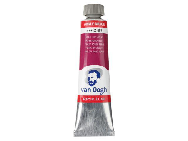 VAN GOGH ACRYL 40ML 567 PERMANENT ROT VIOLETT 1