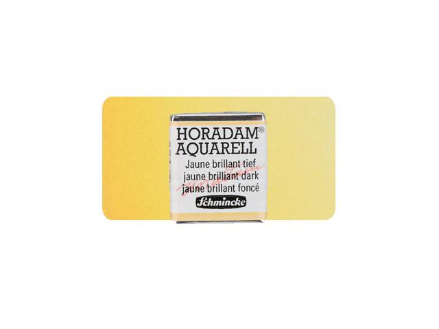 SCHMINCKE HORADAM AQUARELL 1/2 NAPF S2 221 JAUNE BRILLANT T. 1