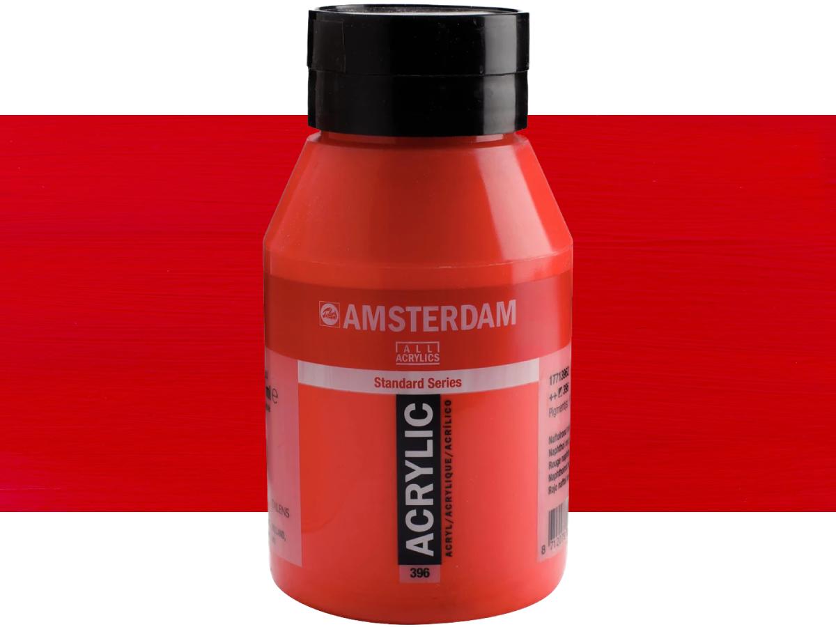 TALENS AMSTERDAM STANDARD ACRYL 1LTR 396 NAPHTHOLROT MITTEL 1