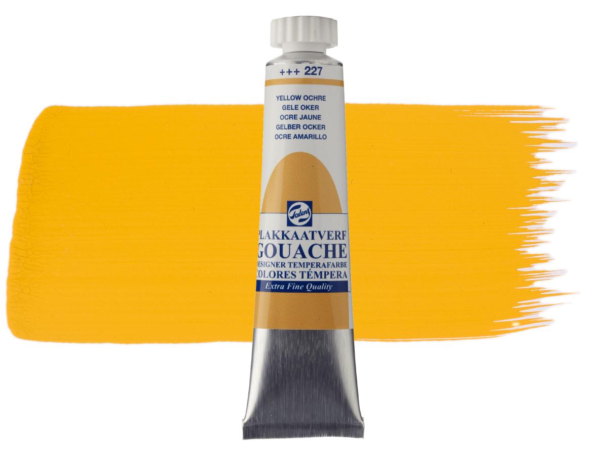 TALENS GOUACHE EXTRA FINE 20ML GELBER OCKER 227 1