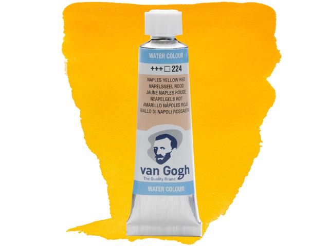 VAN GOGH 10ML AQUARELLFARBE 224 NEAPELGELB ROT 1