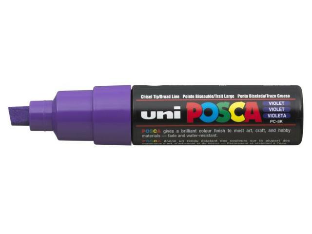 UNI POSCA PC8VT VIOLETT BREIT 1