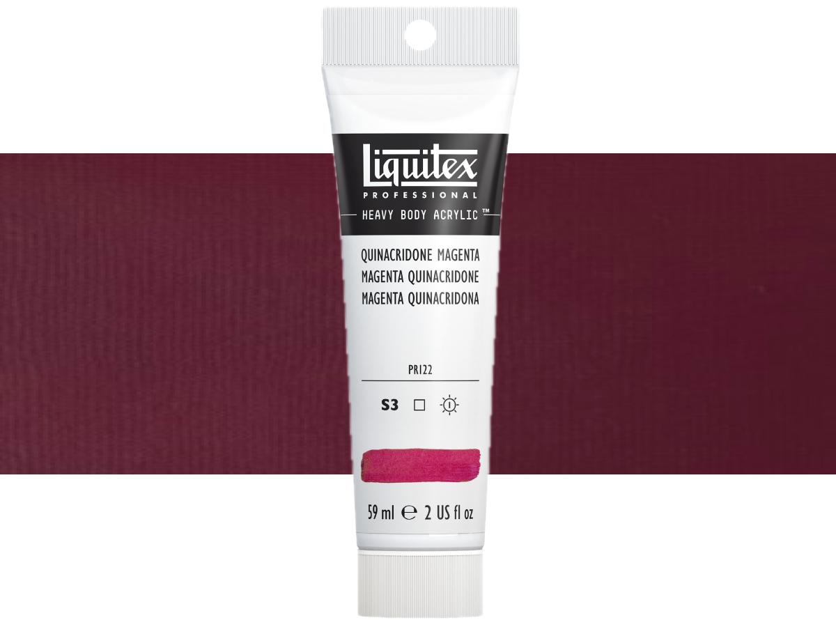 LIQUITEX HEAVY BODY 59ML 114  CHINACRIDON MAGENTA 1