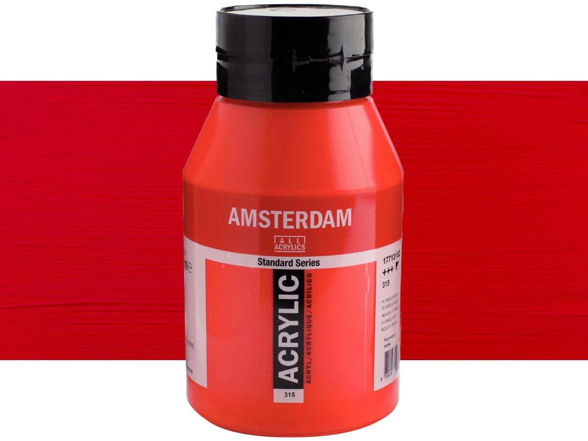 TALENS AMSTERDAM STANDARD ACRYL 1LTR 315 PYRROLROT 1