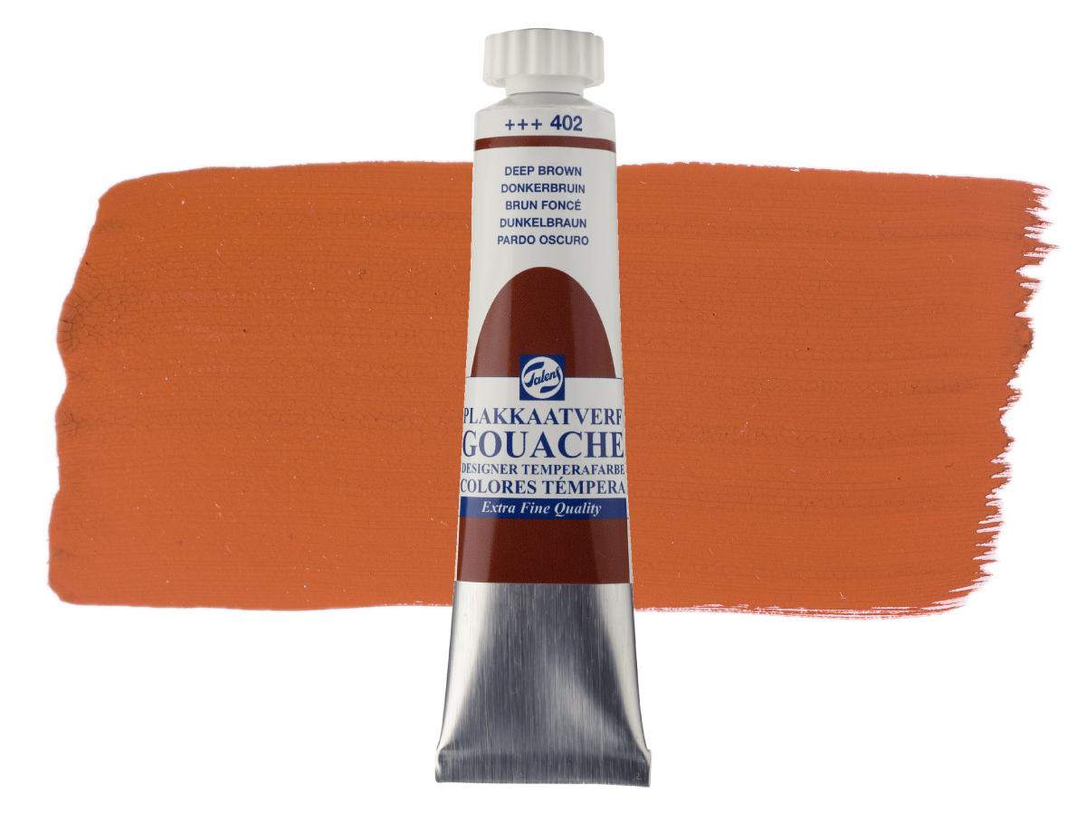 TALENS GOUACHE EXTRA FINE 20ML DUNKELBRAUN 402 1