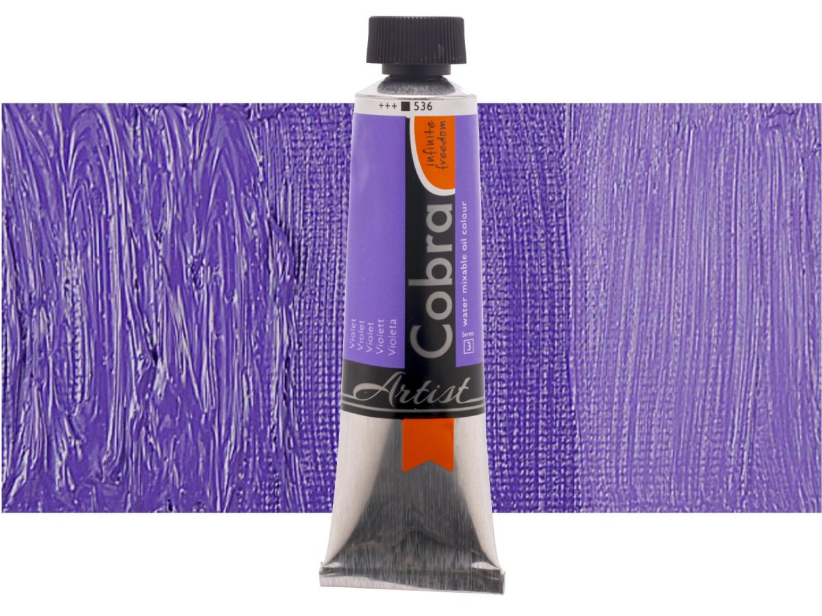 COBRA ARTIST WASSERVERMALBARE ÖLFARBE 40ML 536 VIOLETT 1