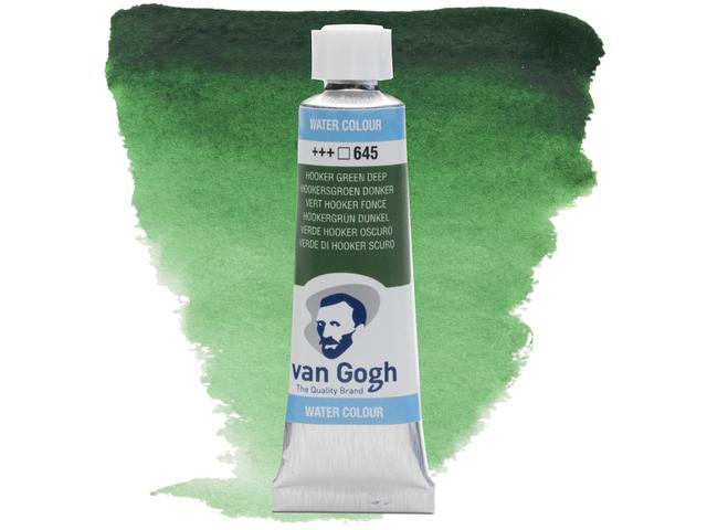 VAN GOGH 10ML AQUARELLFARBE 645 HOOKERGR. DUNKEL 1